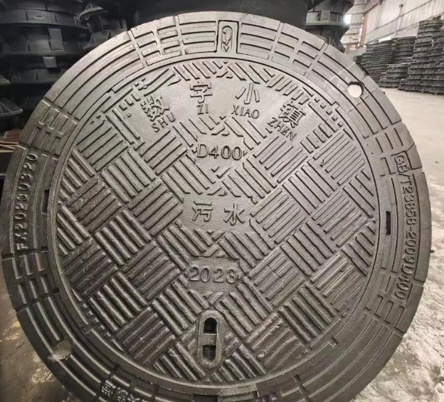 石家庄球墨铸铁防沉降井盖展示